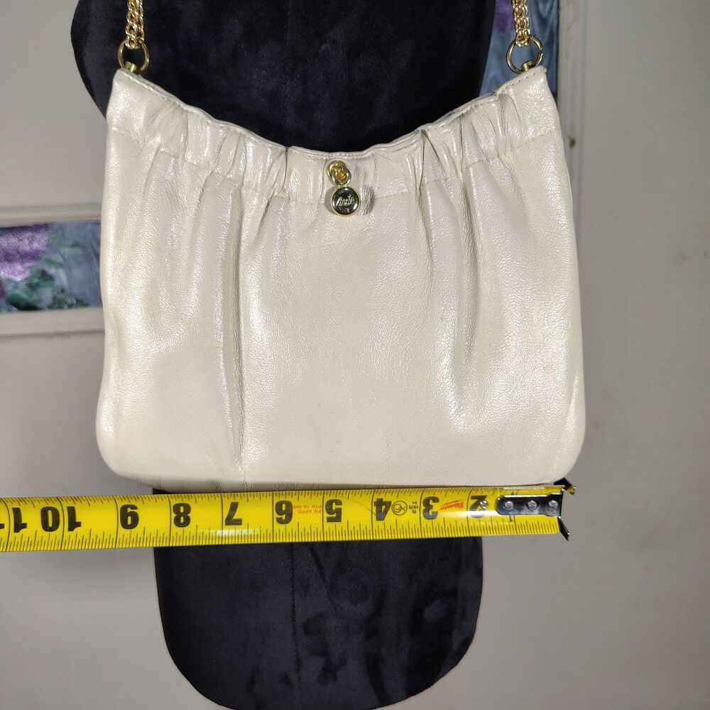 VTG 1960s Leather Ande Shoulder Purse - Picture 4 of 10